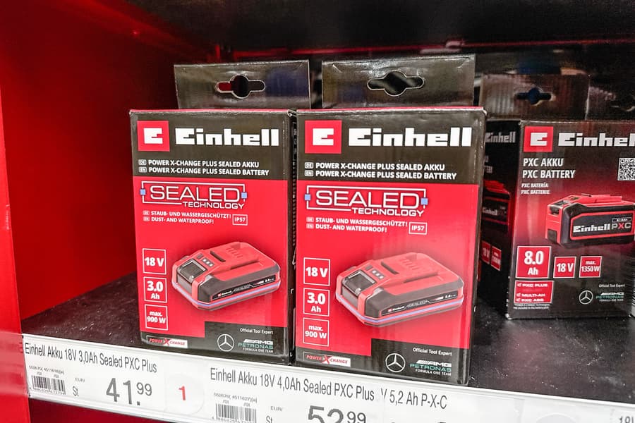 2 Akku Einhell 18 V 3 AH Sealed PXC Plus